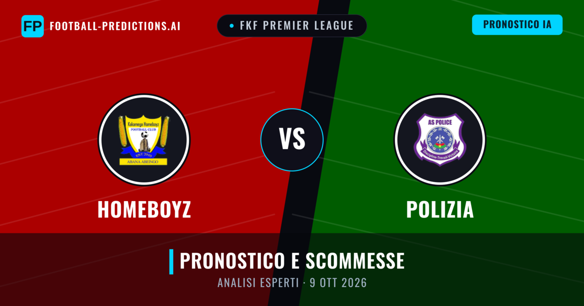 Homeboyz vs Polizia — pronostico e anteprima del match