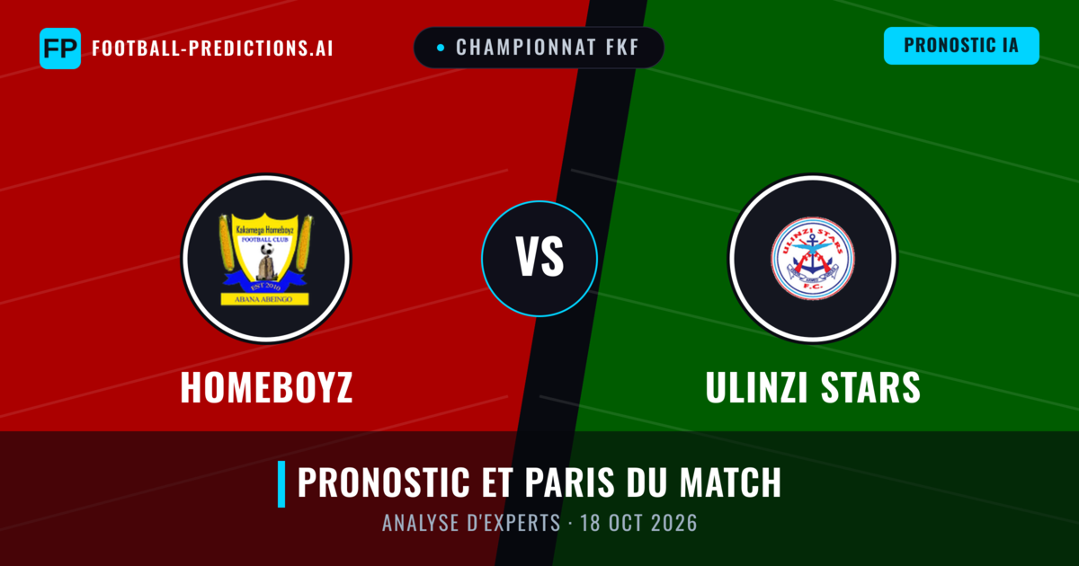 Homeboyz vs Ulinzi Stars — pronostic et avant-match