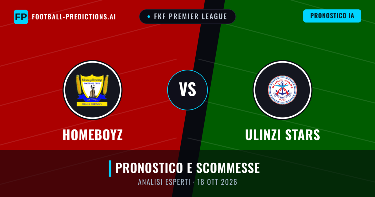 Homeboyz vs Ulinzi Stars — pronostico e anteprima del match