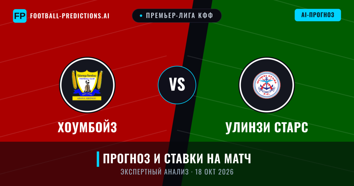 Хоумбойз – Улинзи Старс — прогноз и превью матча