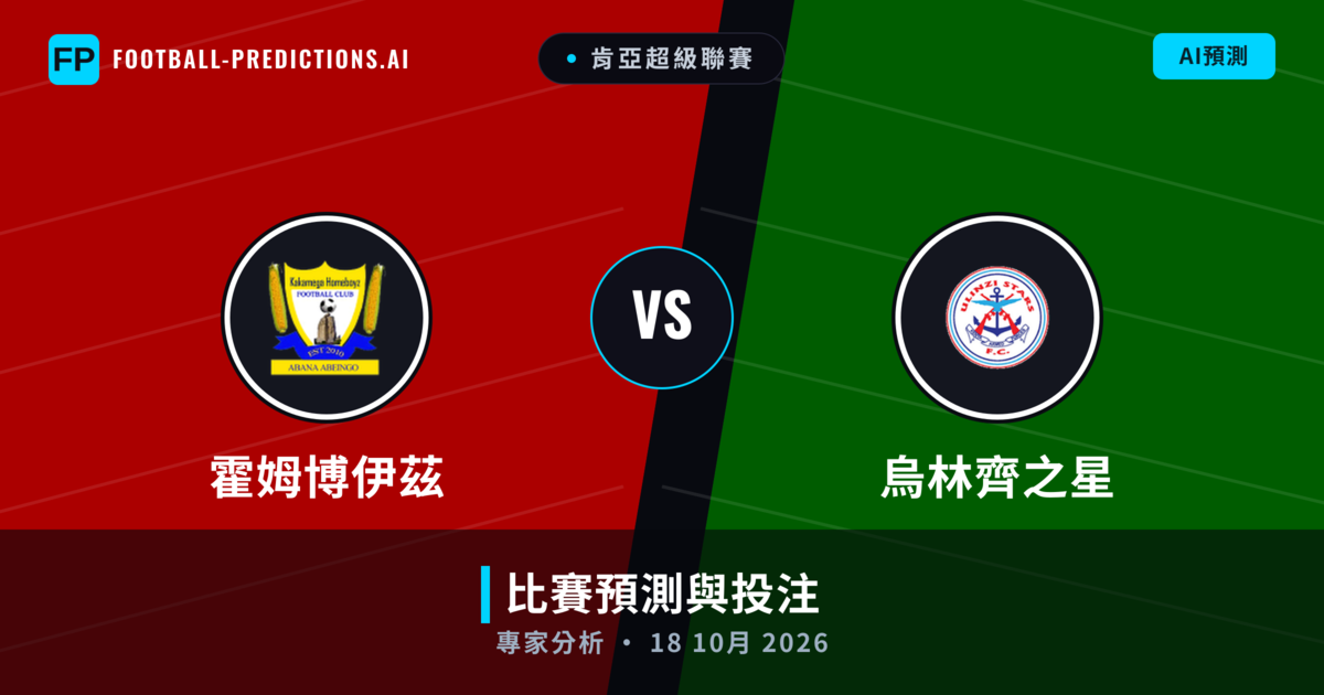 霍姆博伊茲 vs 烏林齊之星 — 比赛预测和前瞻