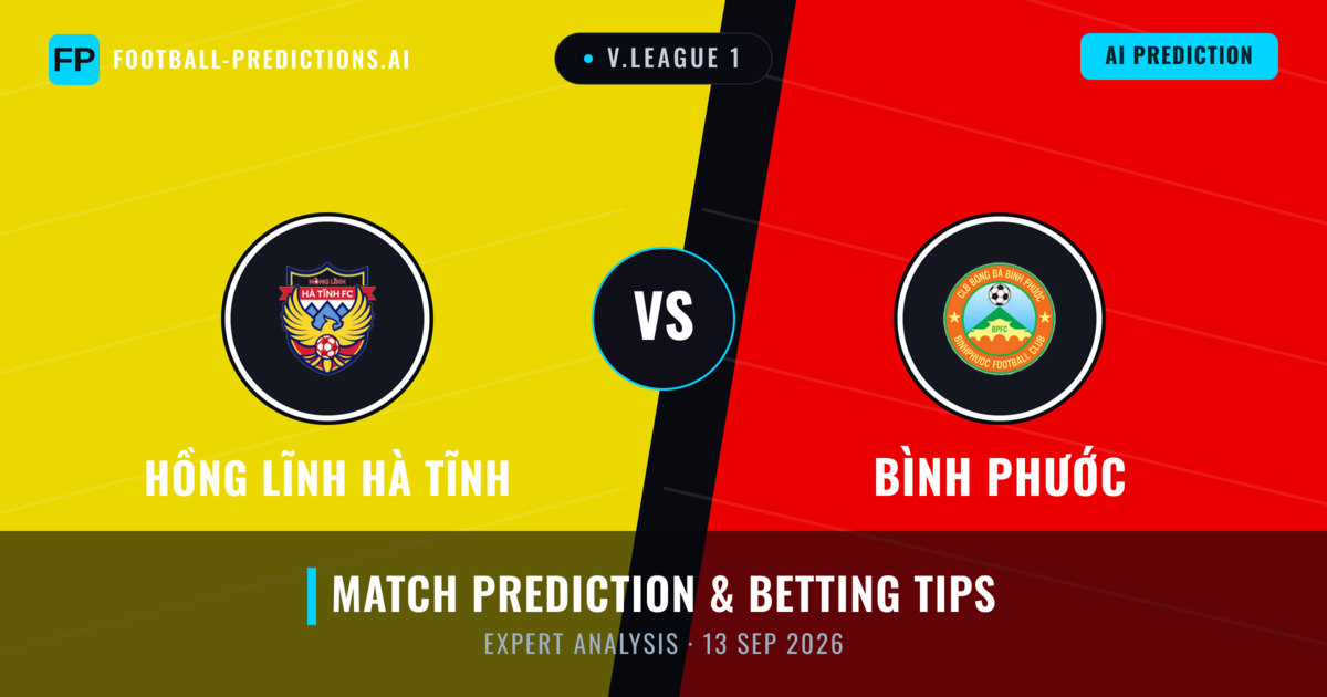 Hồng Lĩnh Hà Tĩnh vs Bình Phước — match prediction & preview