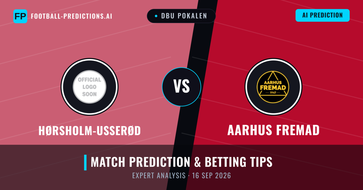 Hørsholm-Usserød vs Aarhus Fremad — match prediction & preview