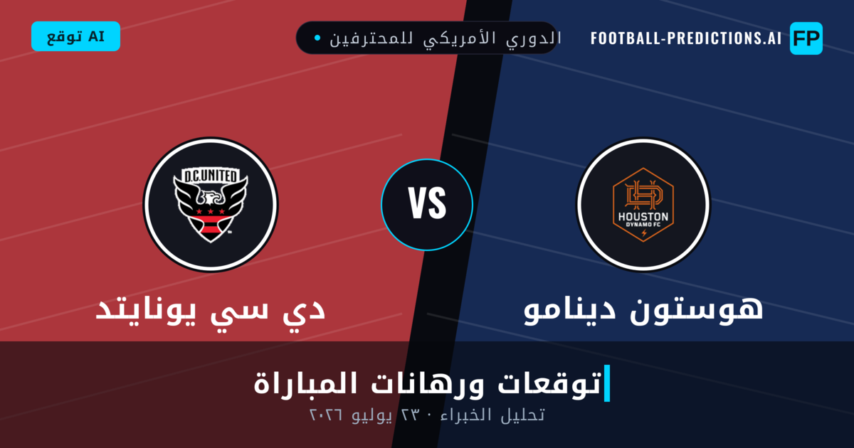هوستون دينامو ضد دي سي يونايتد — توقعات ومعاينة المباراة