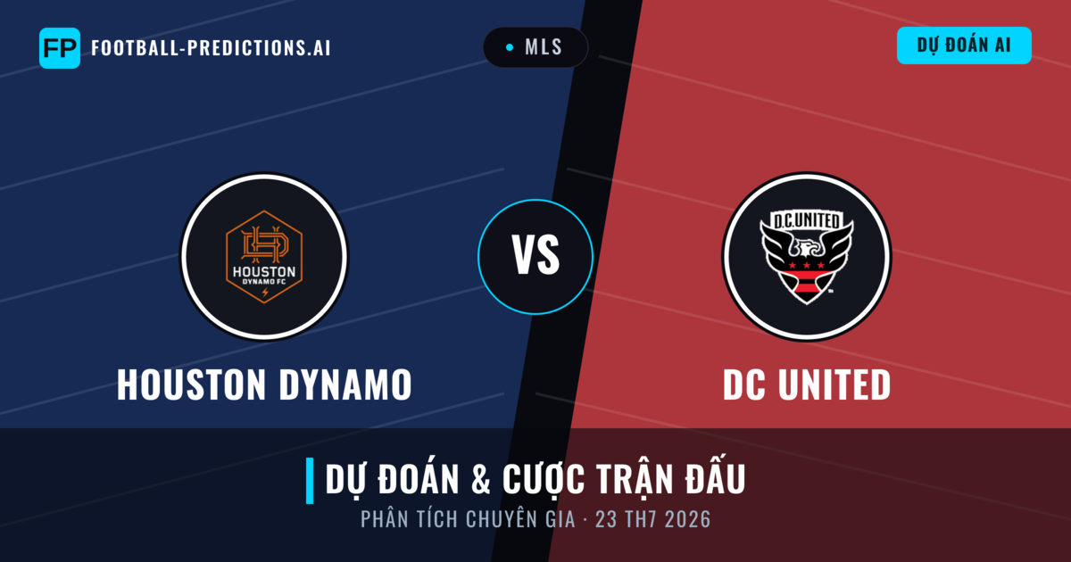 Houston Dynamo vs DC United — dự đoán và xem trước trận đấu