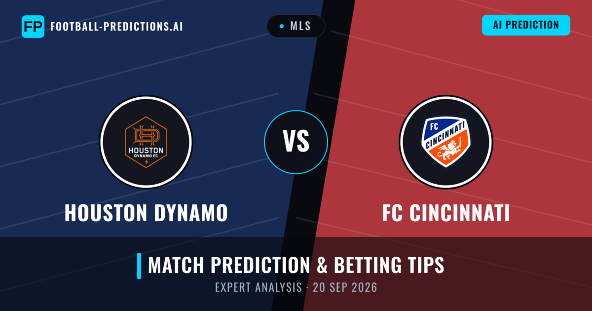 Houston Dynamo vs FC Cincinnati — match prediction & preview