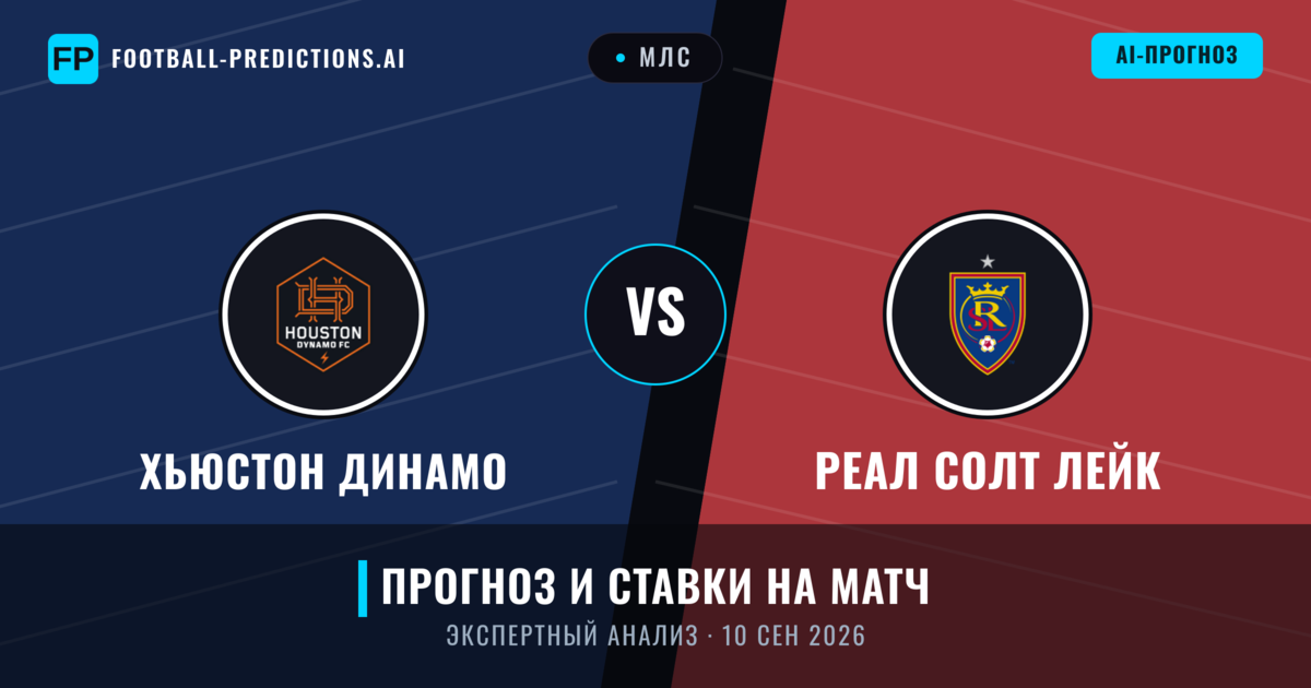 Хьюстон Динамо – Реал Солт Лейк — прогноз и превью матча