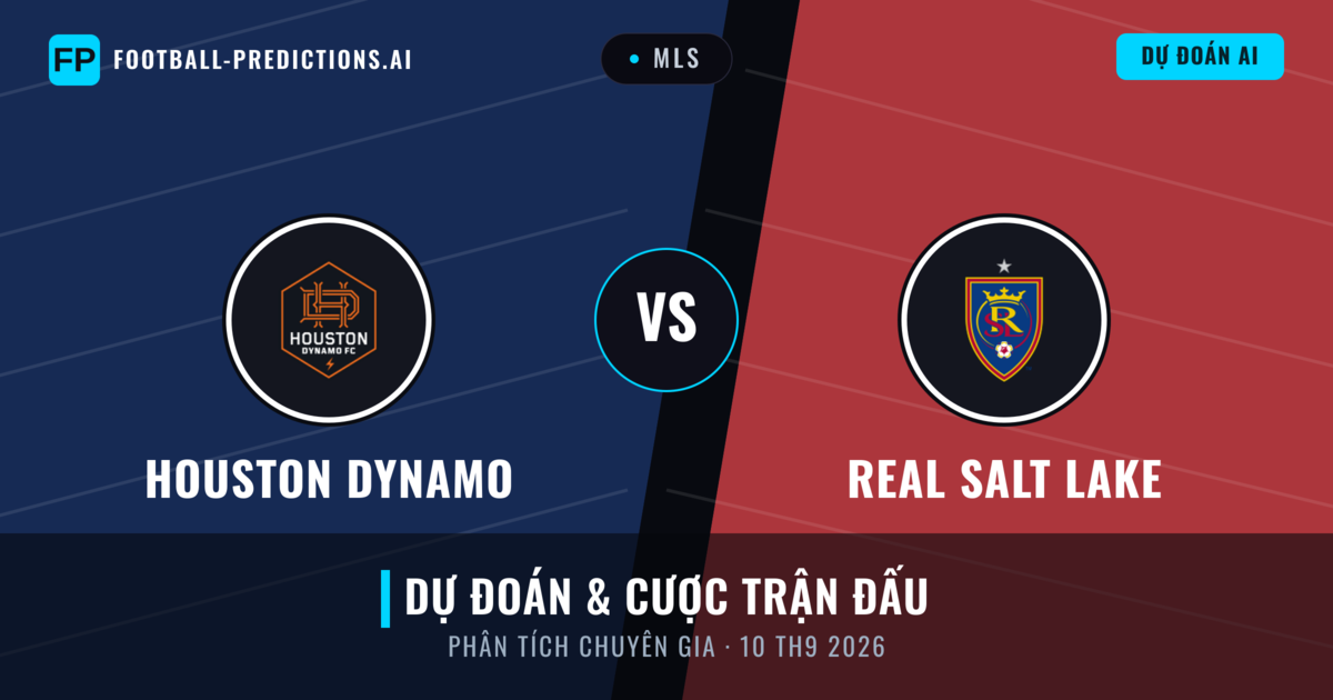 Houston Dynamo vs Real Salt Lake — dự đoán và xem trước trận đấu