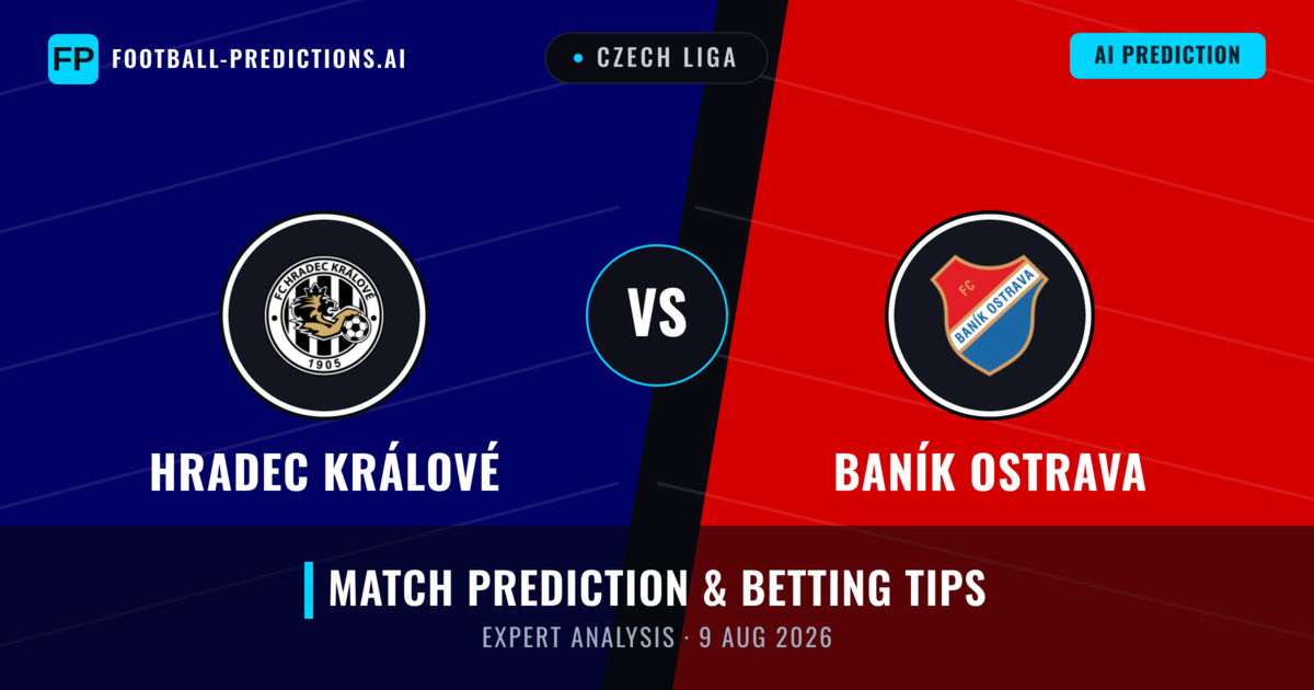 Hradec Králové vs Baník Ostrava — match prediction & preview