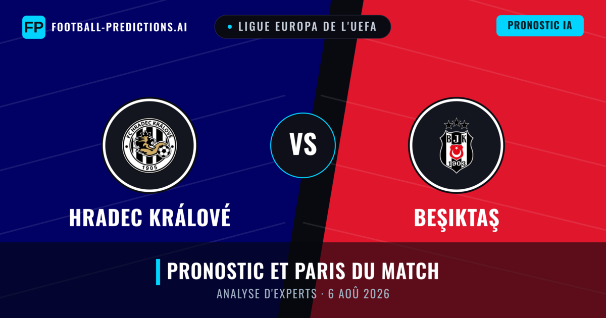 Hradec Králové vs Beşiktaş — pronostic et avant-match