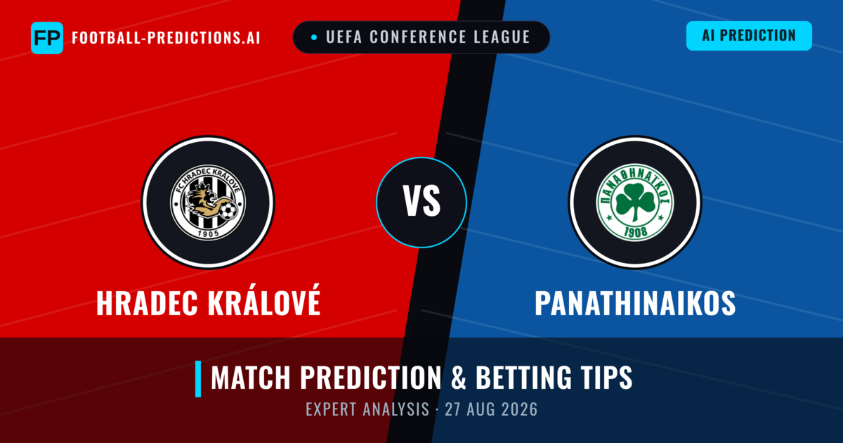 Hradec Králové vs Panathinaikos — match prediction & preview