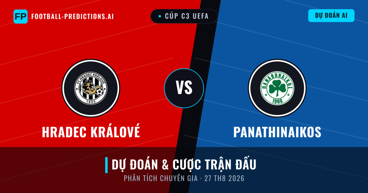 Hradec Králové vs Panathinaikos — dự đoán và xem trước trận đấu