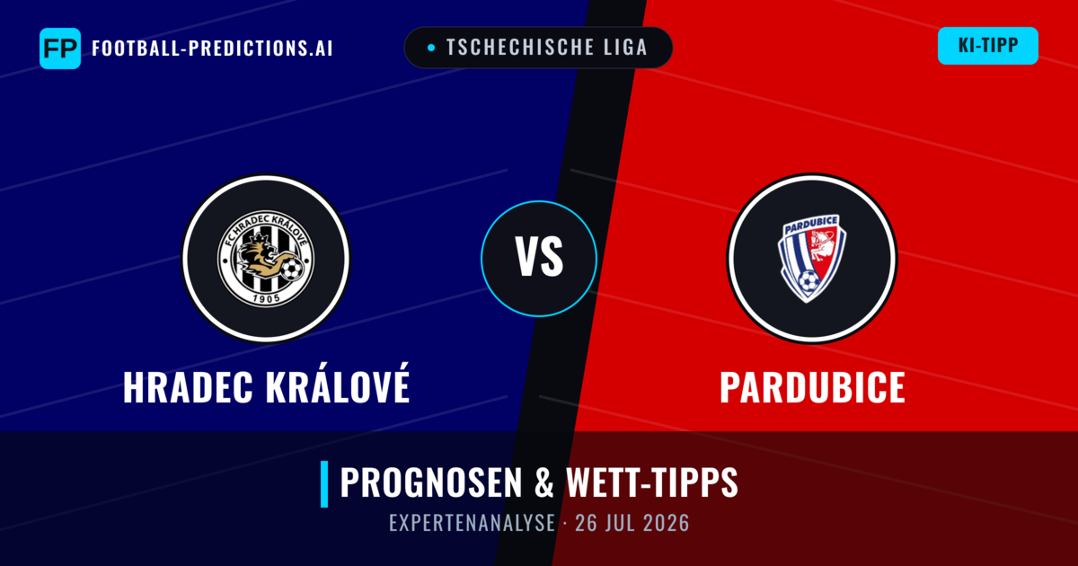 Hradec Králové vs Pardubice — Prognose und Spielvorschau
