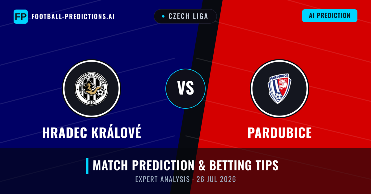 Hradec Králové vs Pardubice — match prediction & preview
