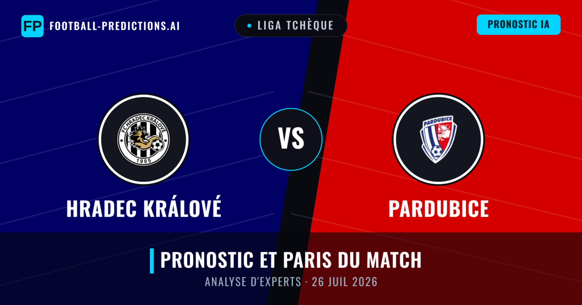 Hradec Králové vs Pardubice — pronostic et avant-match