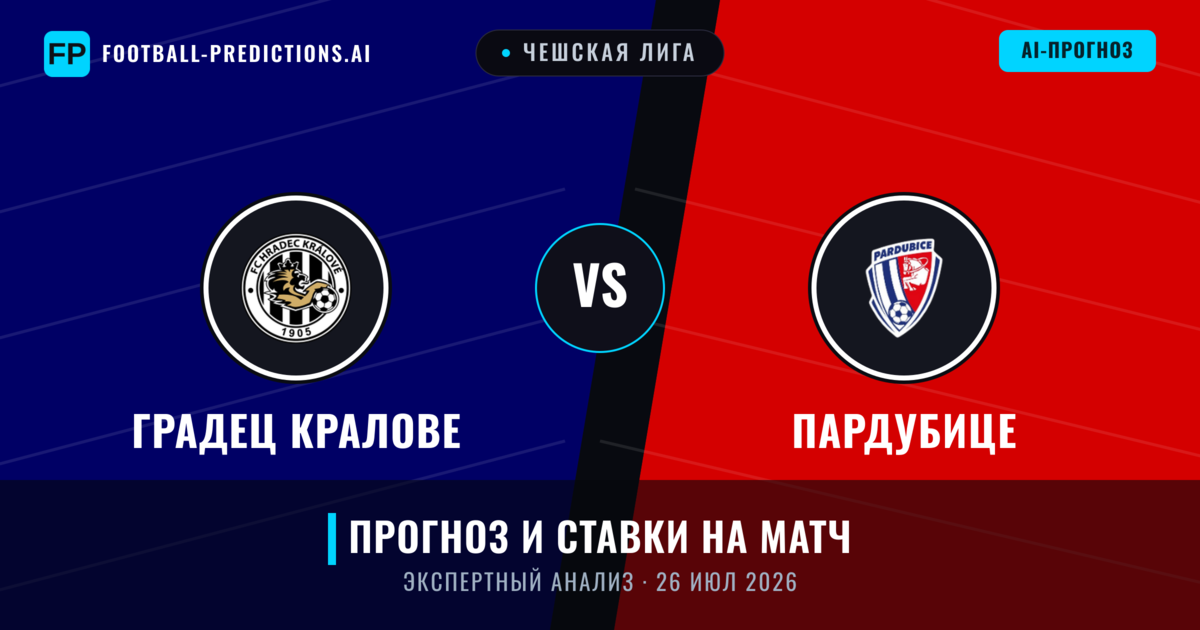 Градец Кралове – Пардубице — прогноз и превью матча