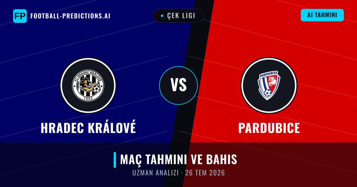 Hradec Králové - Pardubice — maç tahmini ve önizleme