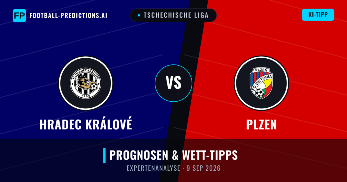 Hradec Králové vs Plzen — Prognose und Spielvorschau