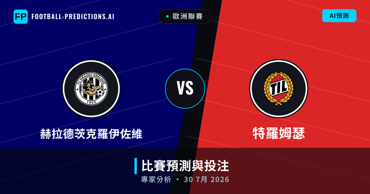 赫拉德茨克羅伊佐維 vs 特羅姆瑟 — 比赛预测和前瞻