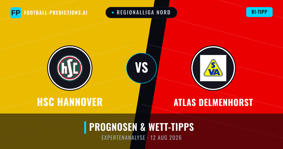 HSC Hannover vs Atlas Delmenhorst — Prognose und Spielvorschau