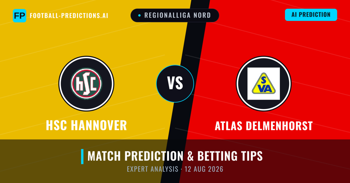 HSC Hannover vs Atlas Delmenhorst — match prediction & preview