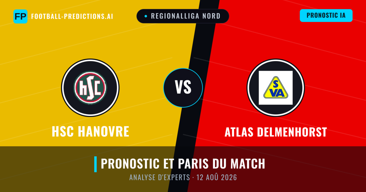 HSC Hanovre vs Atlas Delmenhorst — pronostic et avant-match