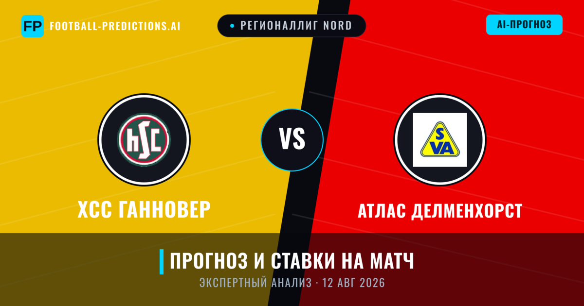 ХСС Ганновер – Атлас Делменхорст — прогноз и превью матча