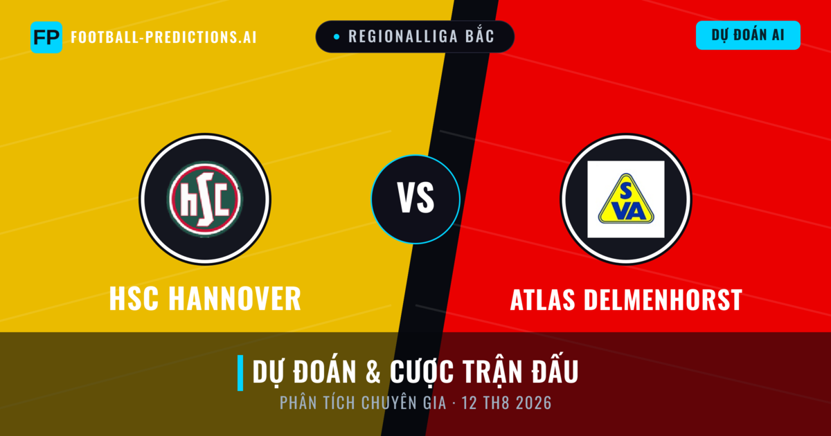 HSC Hannover vs Atlas Delmenhorst — dự đoán và xem trước trận đấu
