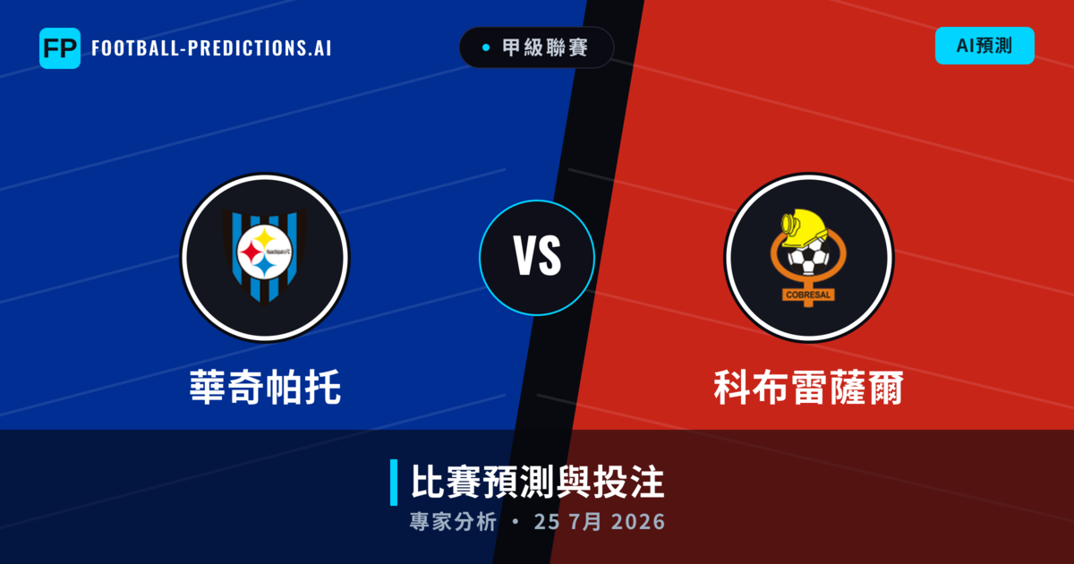 華奇帕托 vs 科布雷薩爾 — 比赛预测和前瞻
