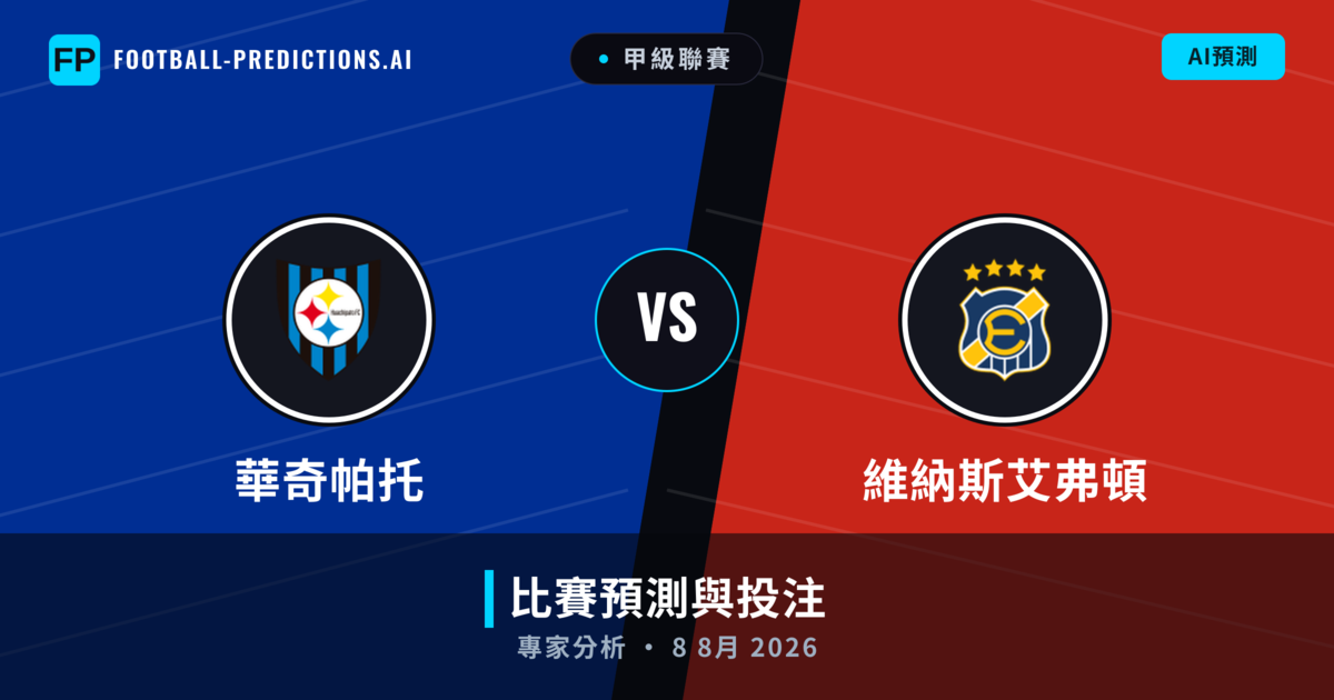 華奇帕托 vs 維納斯艾弗頓 — 比赛预测和前瞻