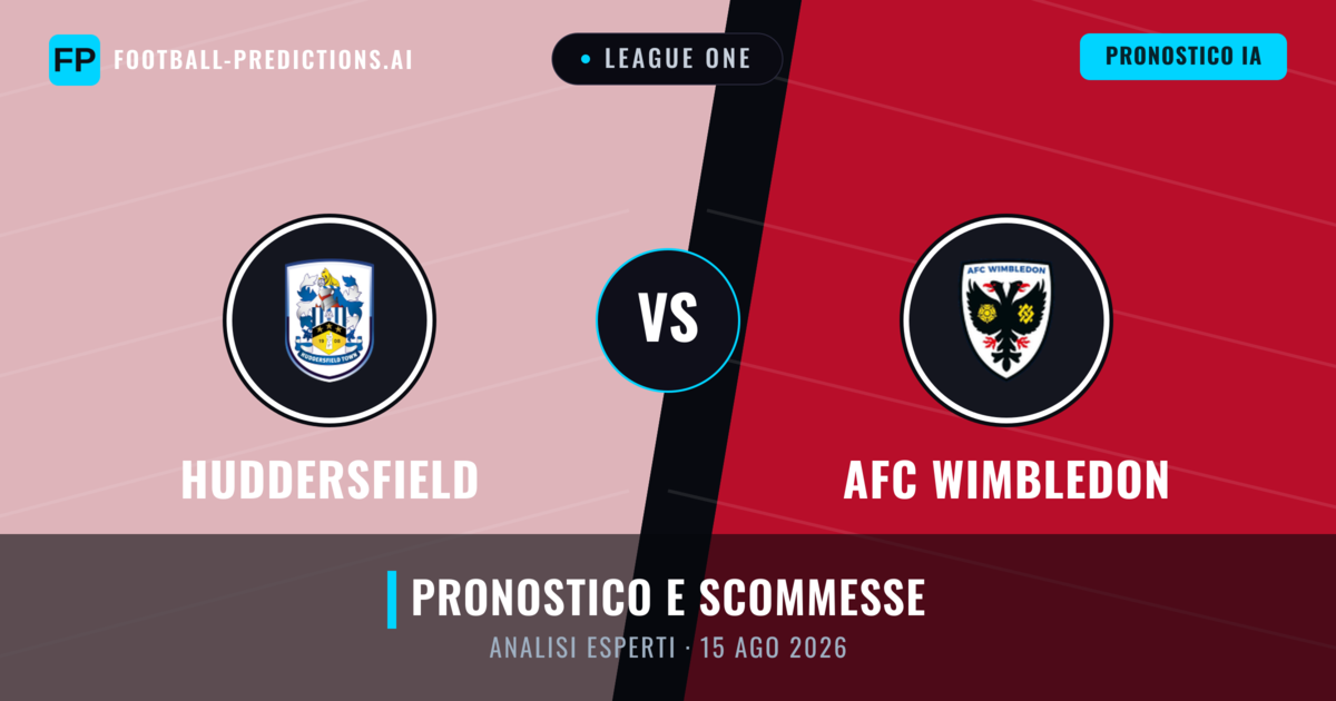 Huddersfield vs AFC Wimbledon — pronostico e anteprima del match