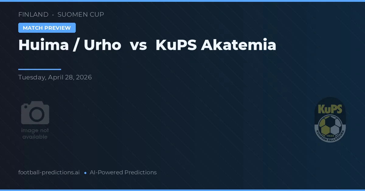 Huima vs KuPS Đào Tạo preview