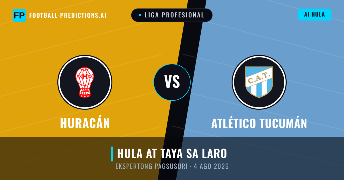 Huracán vs Atlético Tucumán — hula at preview ng laban