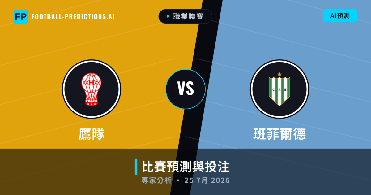 鷹隊 vs 班菲爾德 — 比赛预测和前瞻