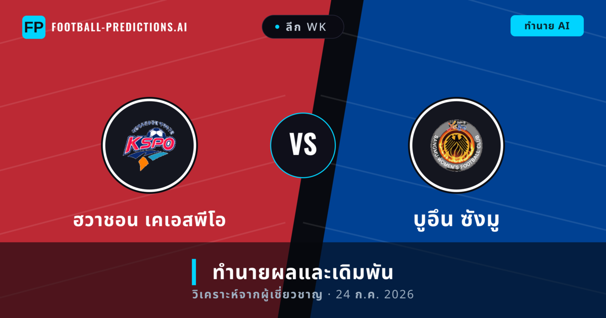 ฮวาชอน เคเอสพีโอ พบ บูอึน ซังมู — ทำนายผลและพรีวิวการแข่งขัน