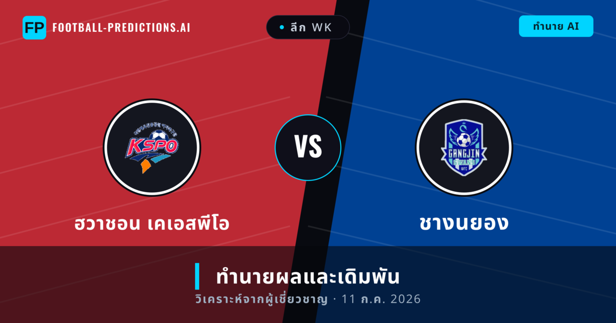 ฮวาชอน เคเอสพีโอ พบ ชางนยอง — ทำนายผลและพรีวิวการแข่งขัน