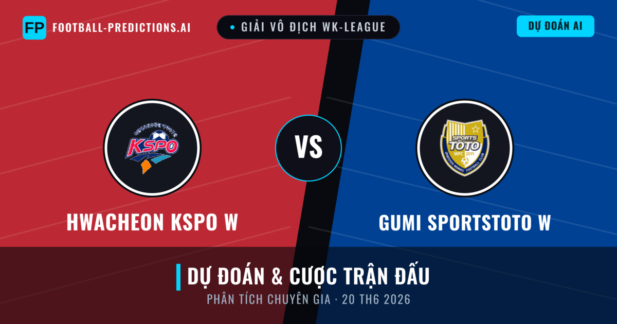 Hwacheon KSPO W vs Gumi Sportstoto W — dự đoán và xem trước trận đấu