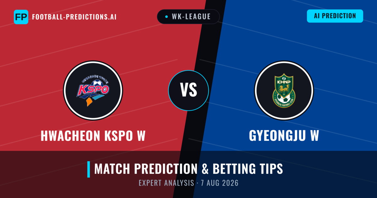 Hwacheon KSPO W vs Gyeongju W — match prediction & preview