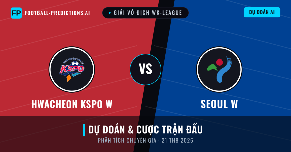 Hwacheon KSPO W vs Seoul W — dự đoán và xem trước trận đấu
