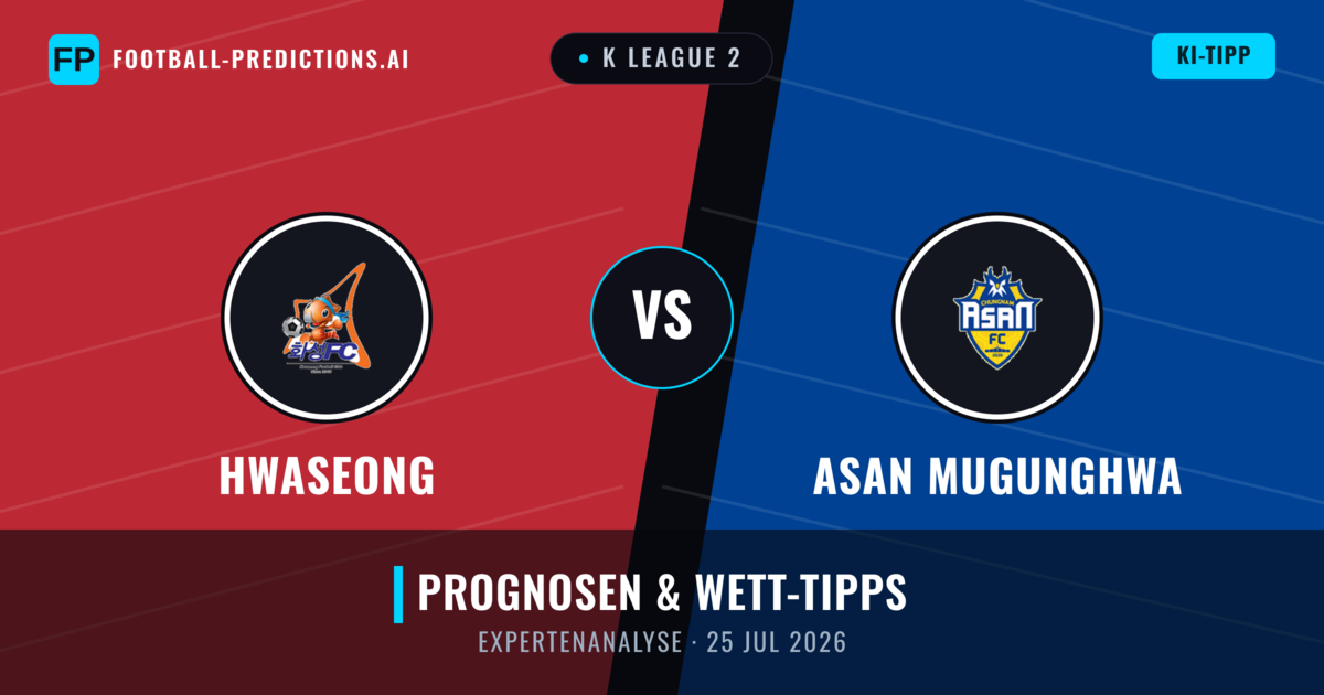 Hwaseong vs Asan Mugunghwa — Prognose und Spielvorschau