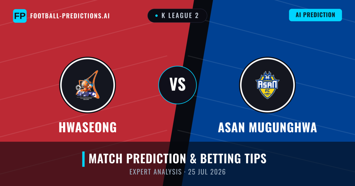 Hwaseong vs Asan Mugunghwa — match prediction & preview