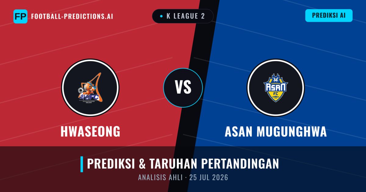 Hwaseong vs Asan Mugunghwa — prediksi dan pratinjau pertandingan