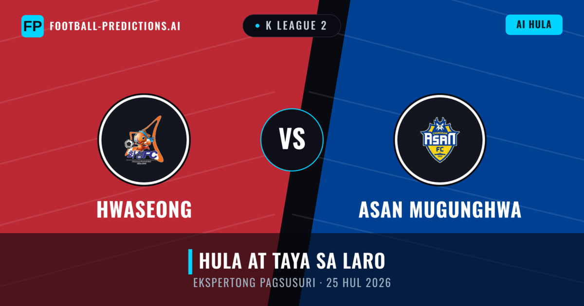 Hwaseong vs Asan Mugunghwa — hula at preview ng laban