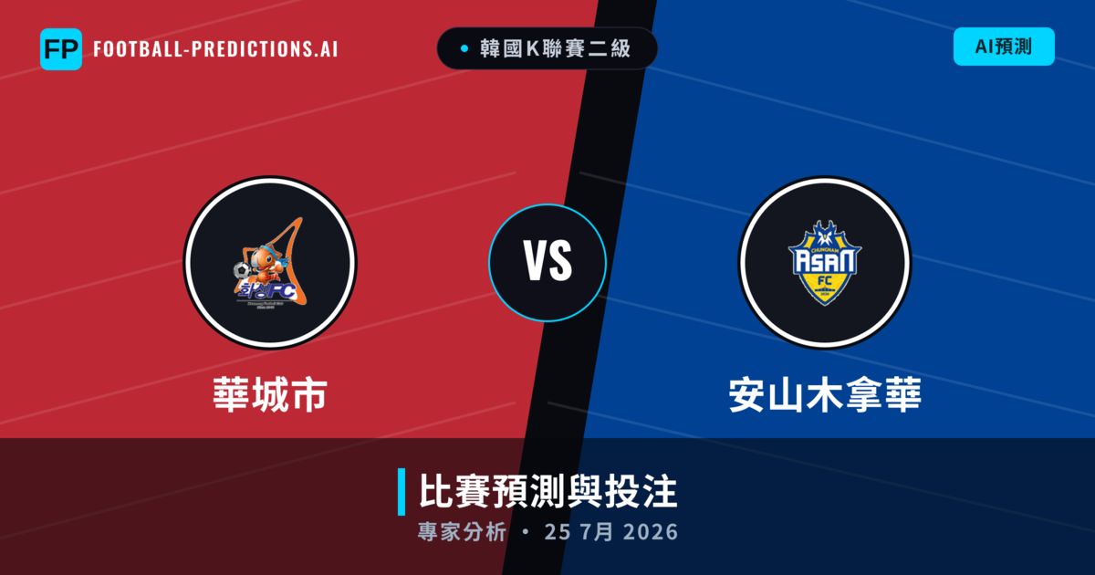 華城市 vs 安山木拿華 — 比赛预测和前瞻