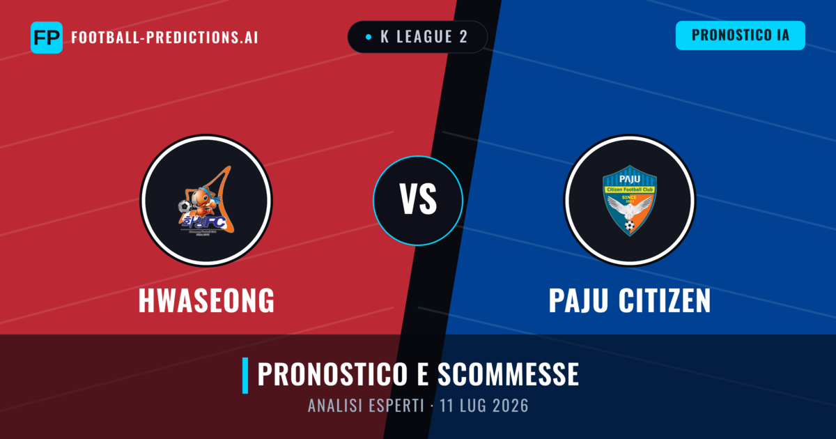 Hwaseong vs Paju Citizen — pronostico e anteprima del match