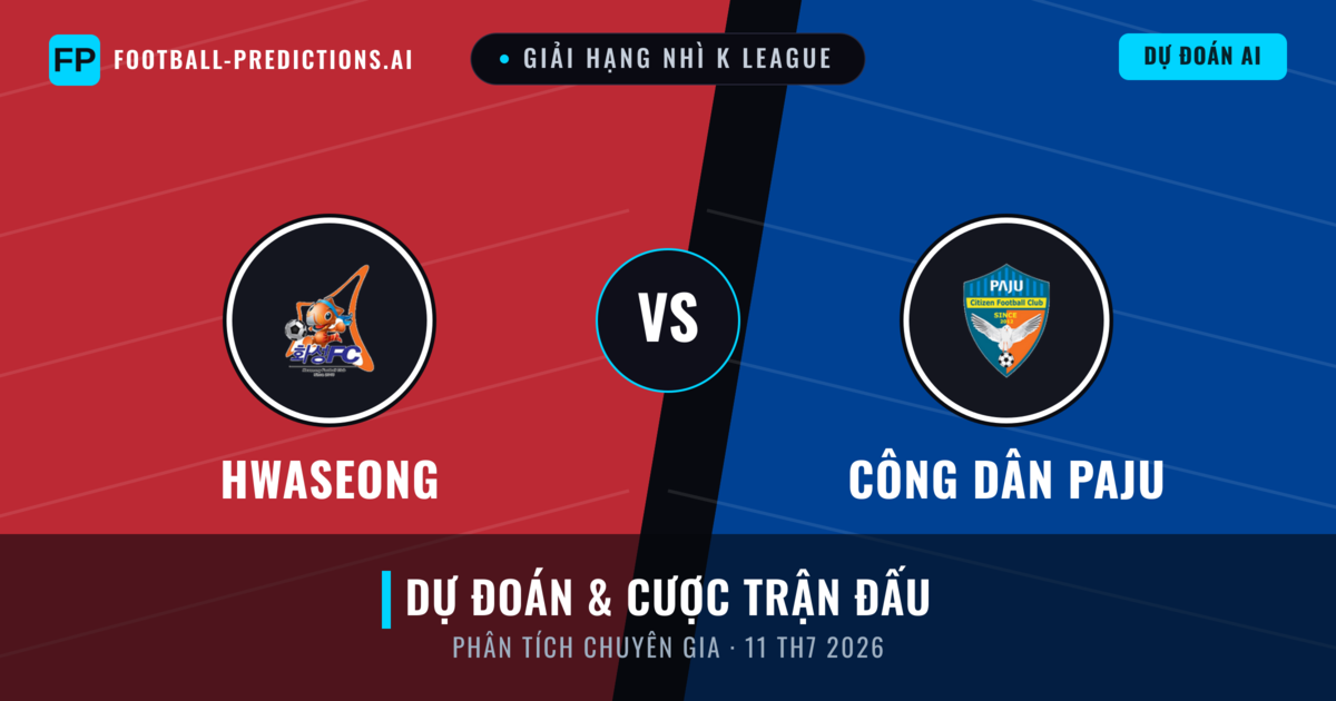 Hwaseong vs Công dân Paju — dự đoán và xem trước trận đấu
