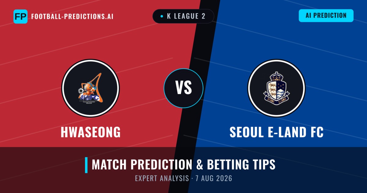 Hwaseong vs Seoul E-Land FC — match prediction & preview