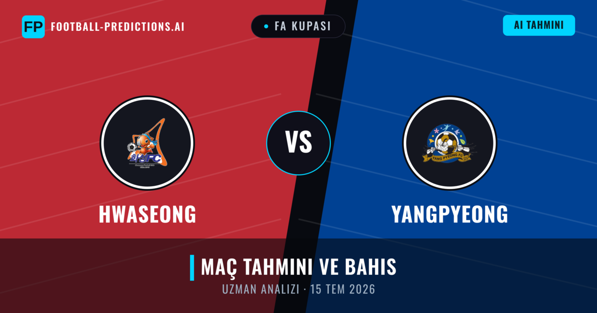 Hwaseong - Yangpyeong — maç tahmini ve önizleme