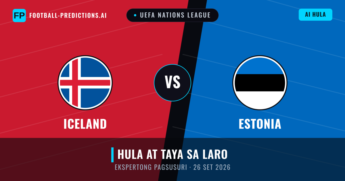 Iceland vs Estonia — hula at preview ng laban
