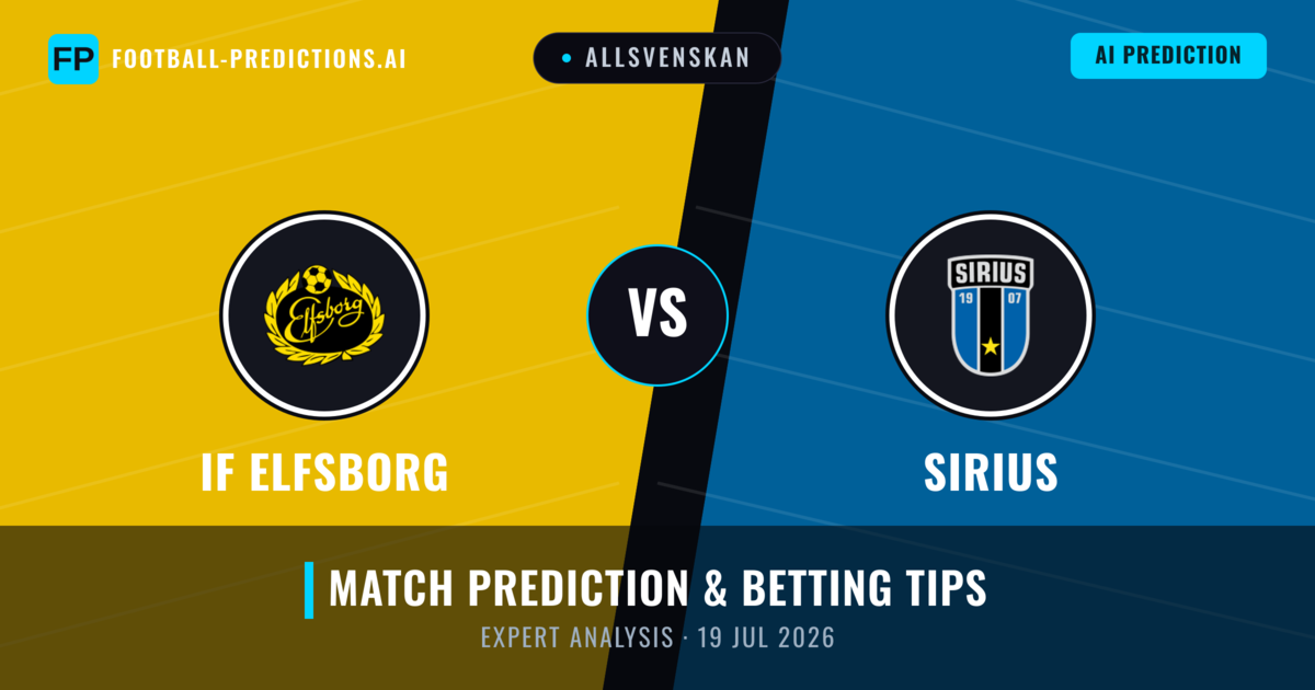 IF Elfsborg vs Sirius — match prediction & preview